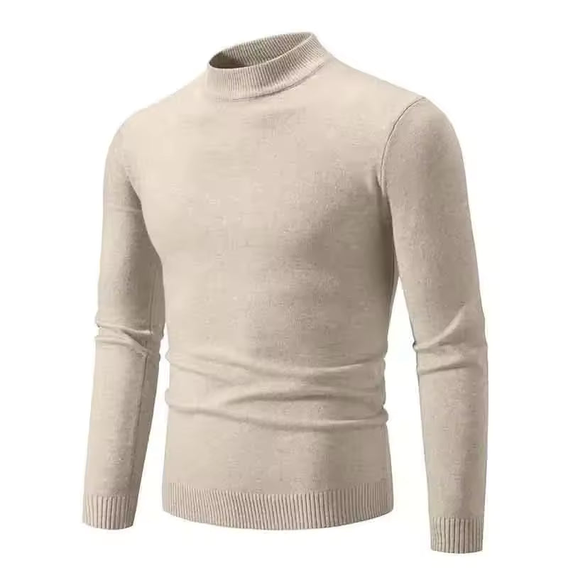 Simple Half Turtleneck Knitwear Sweater
