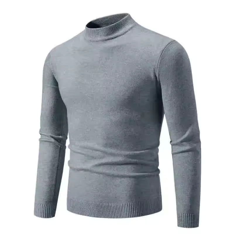 Simple Half Turtleneck Knitwear Sweater