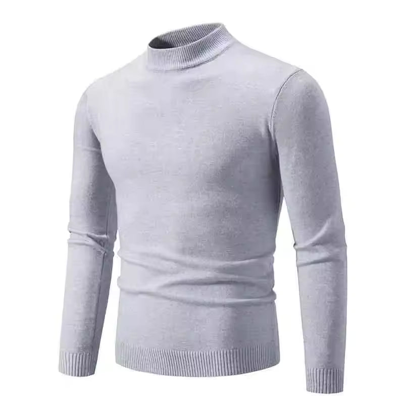 Simple Half Turtleneck Knitwear Sweater