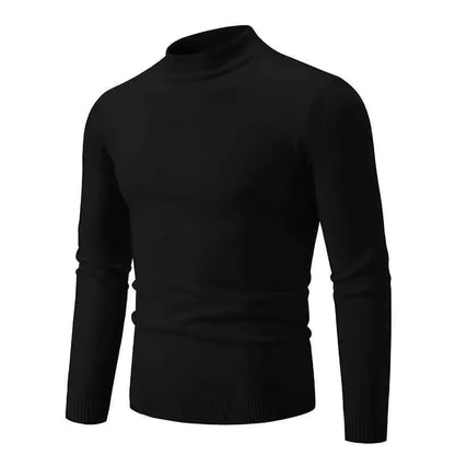 Simple Half Turtleneck Knitwear Sweater