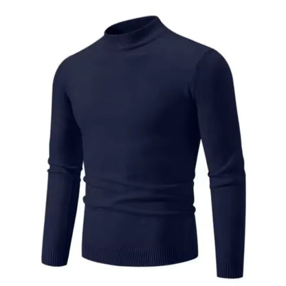 Simple Half Turtleneck Knitwear Sweater