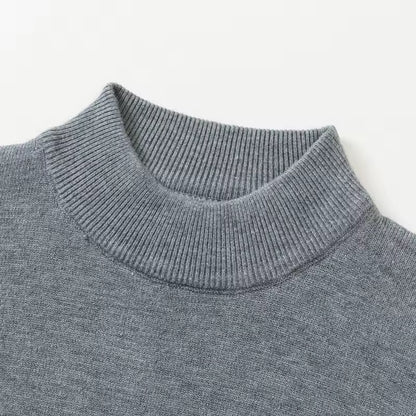 Simple Half Turtleneck Knitwear Sweater