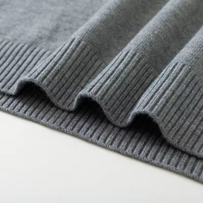 Simple Half Turtleneck Knitwear Sweater